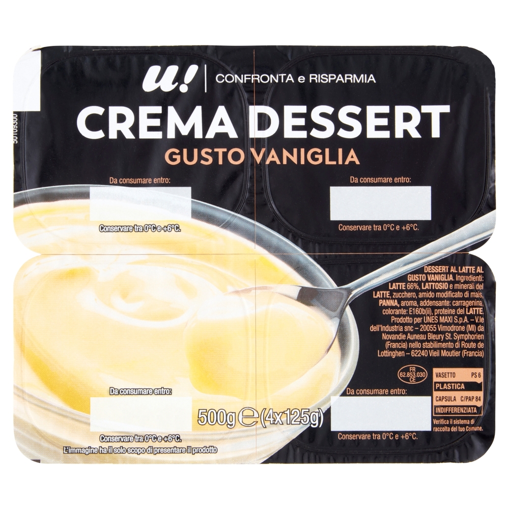 Creme Dessert Vaniglia, 500 g